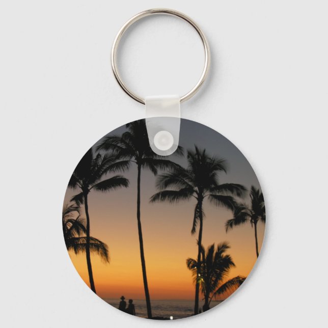 Hawaiian Sunset Key Ring (Front)