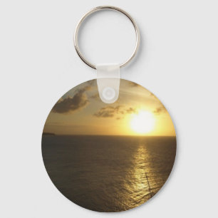 Hawaiian Sunset Key Ring