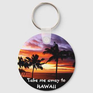 Hawaiian Sunset Keychain