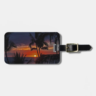 Hawaiian Sunset Luggage Tag
