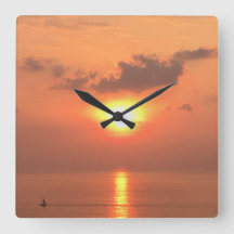 Hawaiian Sunset Wall Clock