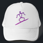 Hawaiian Surfer Petroglyph Hat<br><div class="desc">Hawaiian Surfer Petroglyph. This design is based on the ancient Surfer petroglyph found throughout the islands of Hawaii. Surfing has been a traditional Hawaiian sport for hundreds of years.</div>