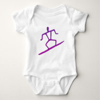 Hawaiian Surfer Petroglyph Infant
