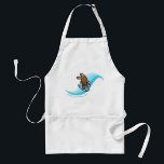 Hawaiian Surfing Bunny Holiday Turq Cartoon Standard Apron<br><div class="desc">There is nothing better than a tropical vacation during the winter holidays! And even better, our adorable surfing bunny, Coco takes on the big waves on the North Shore of Oahu, Hawaii. He brings with him the Aloha sprit for the holidays and wishes you a "Mele Kalikimaka" (Merry Christmas). This...</div>