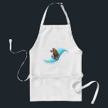 Hawaiian Surfing Bunny Holiday Turq Cartoon Standard Apron<br><div class="desc">There is nothing better than a tropical vacation during the winter holidays! And even better, our adorable surfing bunny, Coco takes on the big waves on the North Shore of Oahu, Hawaii. He brings with him the Aloha sprit for the holidays and wishes you a "Mele Kalikimaka" (Merry Christmas). This...</div>