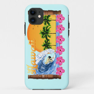 Hawaiian Surfing iPhone 11 Case