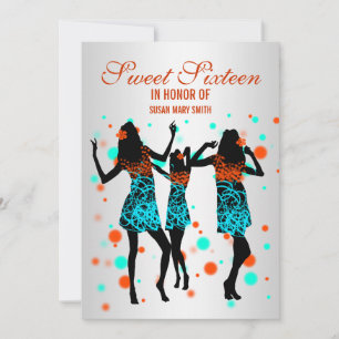 Hawaiian sweet sixteen island party invitation