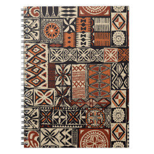 Hawaiian Tapa: Tribal Patchwork Notebook