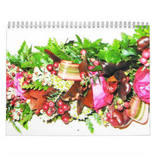 Hawaiian Themed Lei Calendar 2014