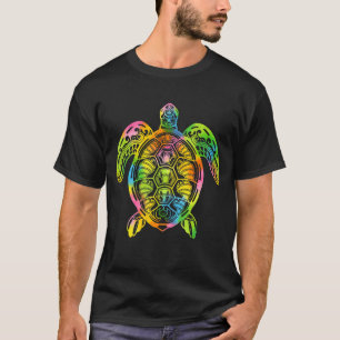 Hawaiian Tie Dye Sea Turtle Hawaii for men and wom T-Shirt