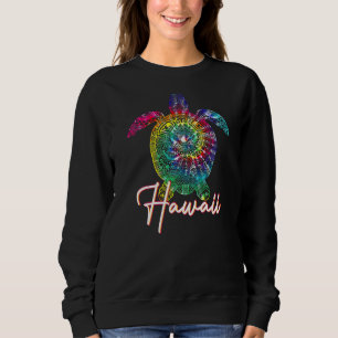 Hawaiian Tie Dye Sea Turtle Hawaii Matching Family Sweatshirt