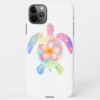 Hawaiian Tie Dye Sea Turtle T-shirt iPhone 11Pro Max Case