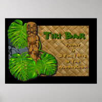 Hawaiian Tiki Bar Poster