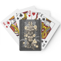 Hawaiian Tiki God Playing Cards