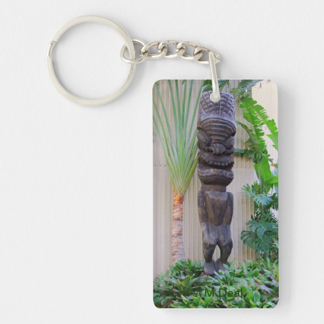Hawaiian Tiki Key Ring (Front)