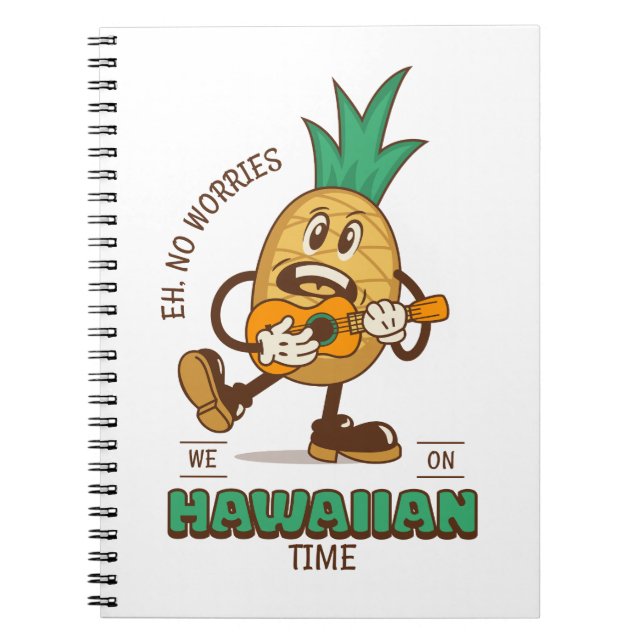 Hawaiian Time Chill Notebook (Front)