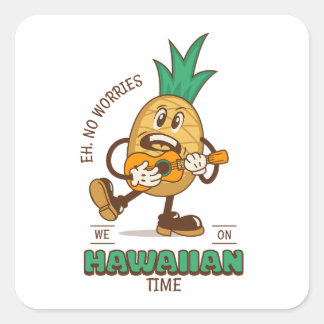 Hawaiian Time Chill Sticker