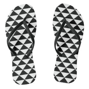 Hawaiian Tribal Tattoo Triangle Pattern Thongs