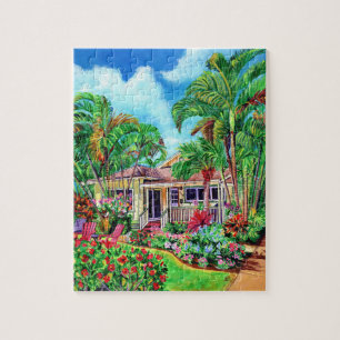 Hawaiian Tropical Beach House Puzzle