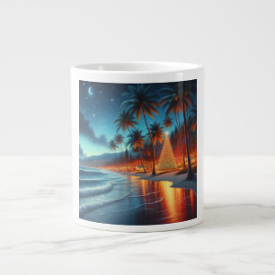 Hawaiian/Tropical Christmas Large Coffee Mug