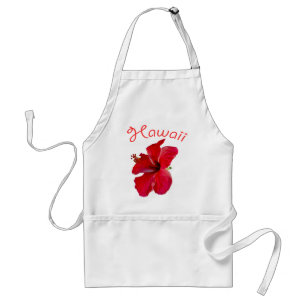 Hawaiian Tropical Flower Standard Apron