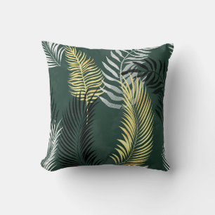 HAWAIIAN TROPICAL GREEN FERN PILLOW 