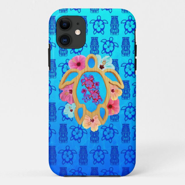 Hawaiian Tropical Honu Case-Mate iPhone Case (Back)