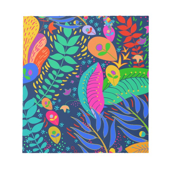 Hawaiian Tropical Jungle Notepad (Front)