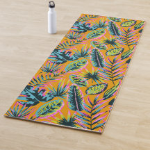 Hawaiian Tropical Leaves And Plants Print Pattern