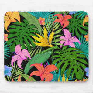 Hawaiian Tropical Palm Leaves  Mouse Pad