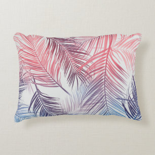 Hawaiian Tropical Palms: Stylish Seamless Decorative Cushion