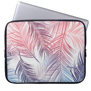 Hawaiian Tropical Palms: Stylish Seamless Laptop Sleeve