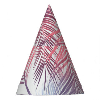 Hawaiian Tropical Palms: Stylish Seamless Party Hat