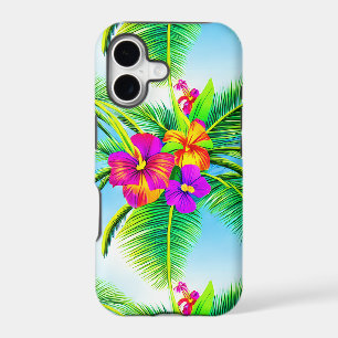 Hawaiian Tropical Seamless Pattern