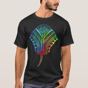 Hawaiian Tropical Tribal Stingray Beach T-Shirt
