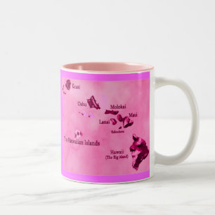 Hawaiian Tropical Two-Tone Coffee Mug