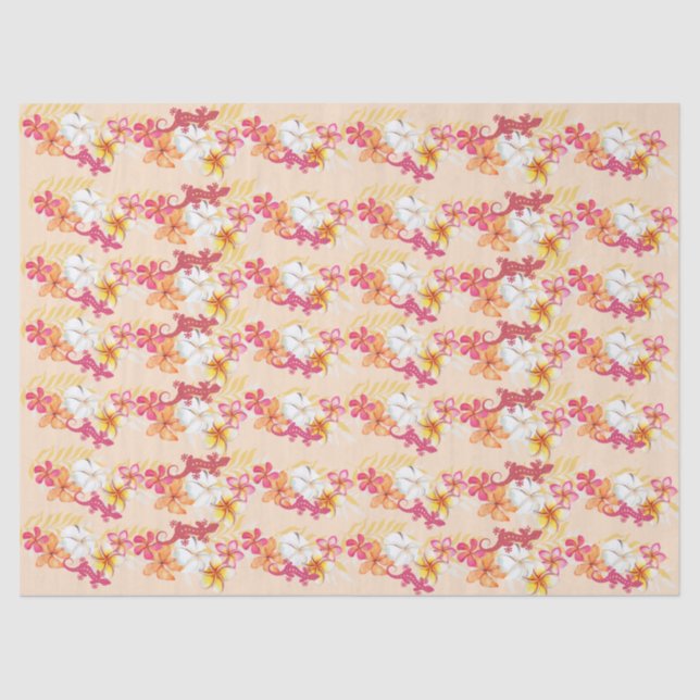 Hawaiian Tropics 2 Plumeria Tissue Paper (Front)