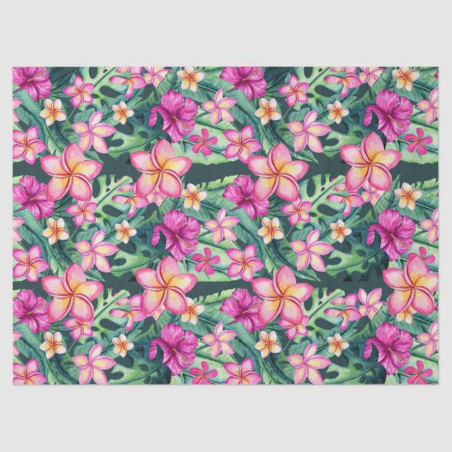 Hawaiian Tropics Plumeria Tissue Paper (Front)