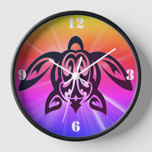 Hawaiian Turtle Clock