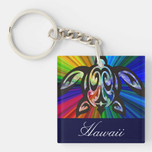 Hawaiian Turtle Honu  Key Ring