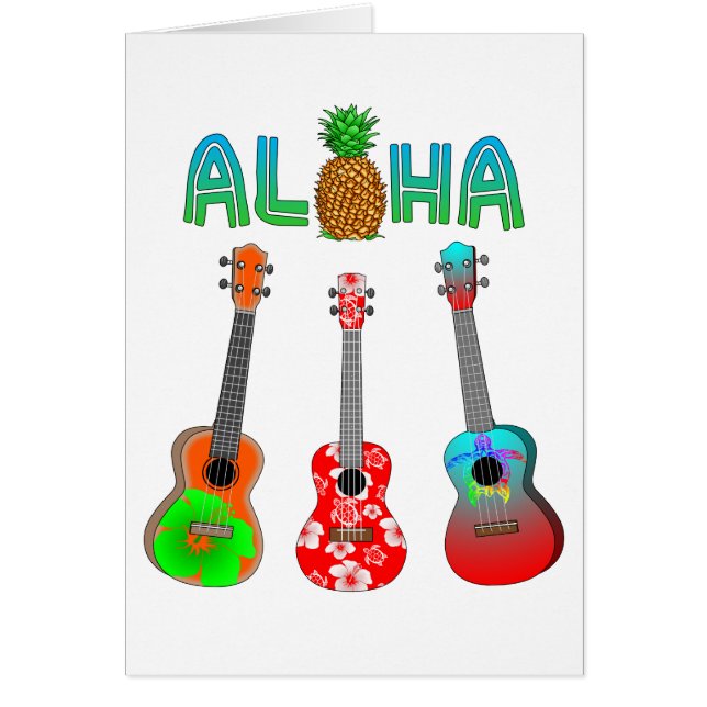 Hawaiian Ukulele Aloha Hawaii (Front)