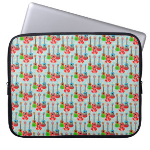 Hawaiian Ukulele Island Music Laptop Sleeve