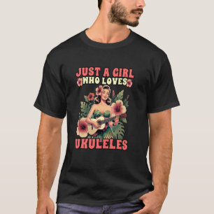 Hawaiian Ukulele Player Ukulele Is my Therapy Aloh T-Shirt