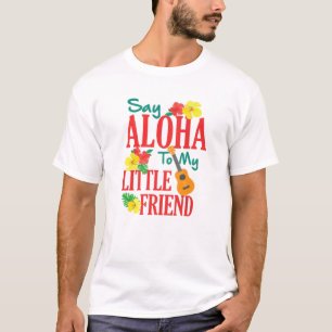 Hawaiian Ukulele Uke Say Aloha To My Little Friend T-Shirt