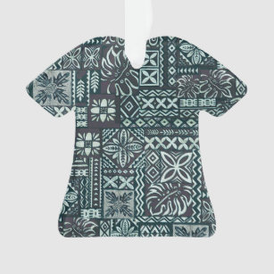 Hawaiian Ulu Tapa Cloth Ornament