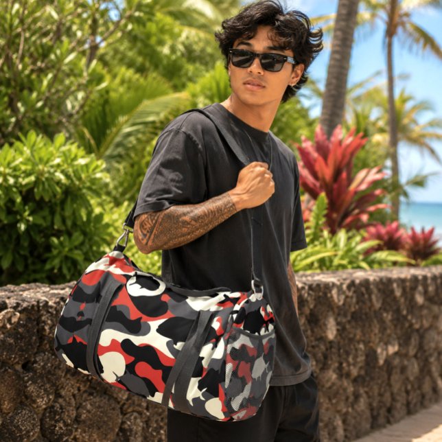 Hawaiian Ulua patio trevally camo Duffle Bag (Creator Uploaded)