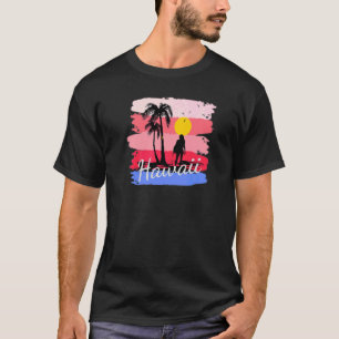 Hawaiian Vacation In Pastel Colors For Matching Fa T-Shirt