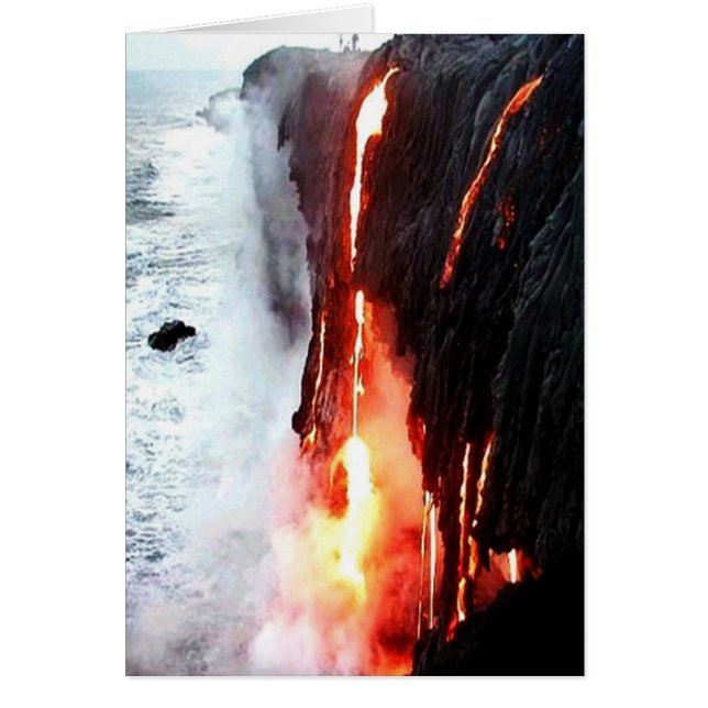 Hawaiian Volcano Card (Front)