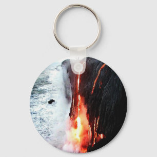 Hawaiian Volcano Keychain