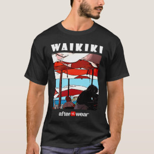 Hawaiian Waikiki Beach Mai Tai Bar Souvenir T-Shirt